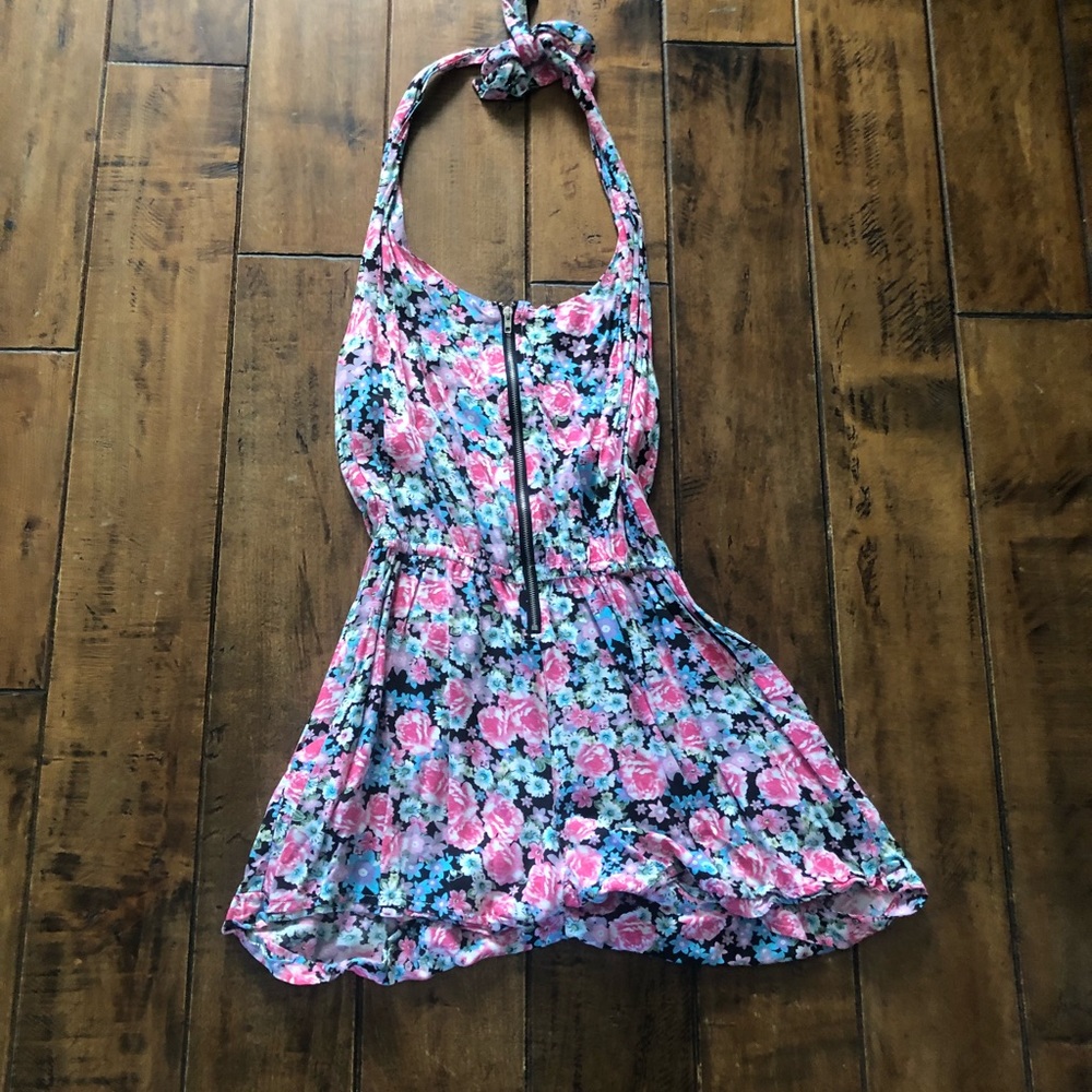 Floral Halter Romper